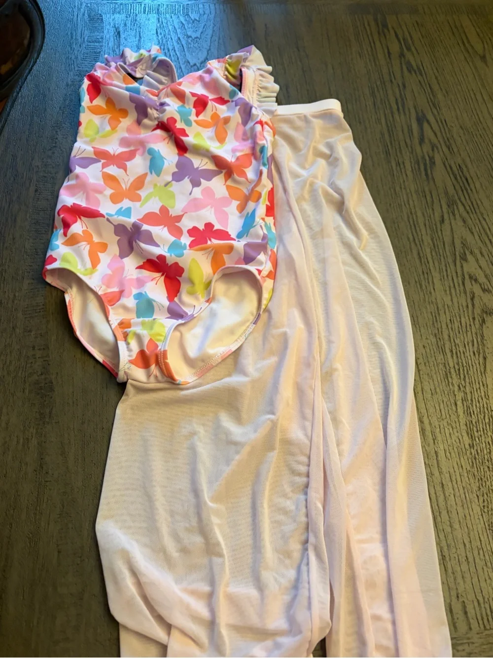 Girls Bathing Suite and coverup pants